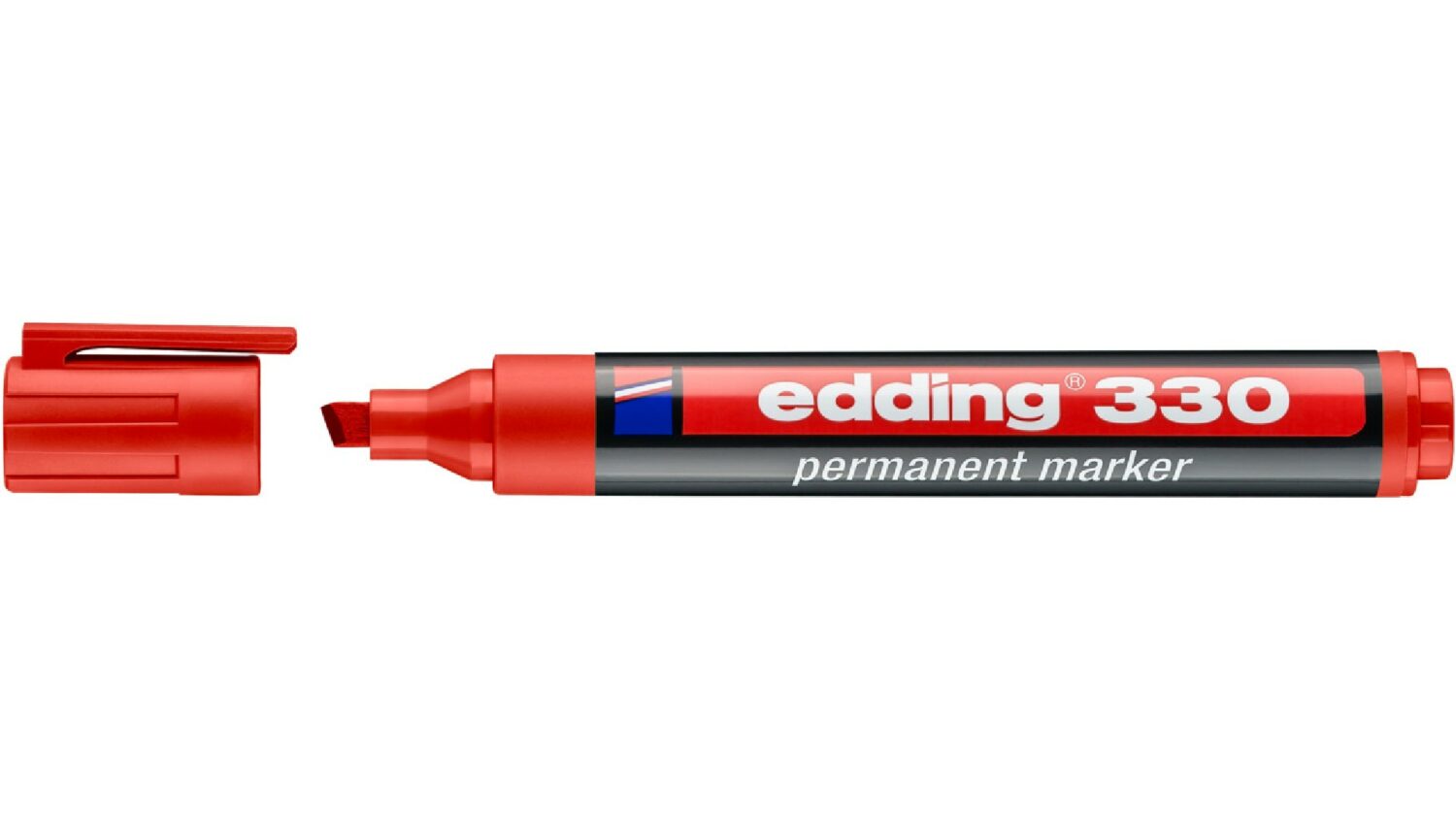 edding 330 Permanentmarker rot 4-330002 – Bild 2