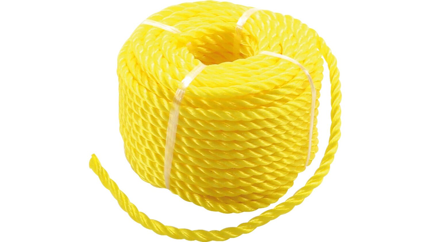 Bild vom BGS Diy 80805 Kunststoff-Seil / Allzweckseil | 6 mm x 20 m | gelb