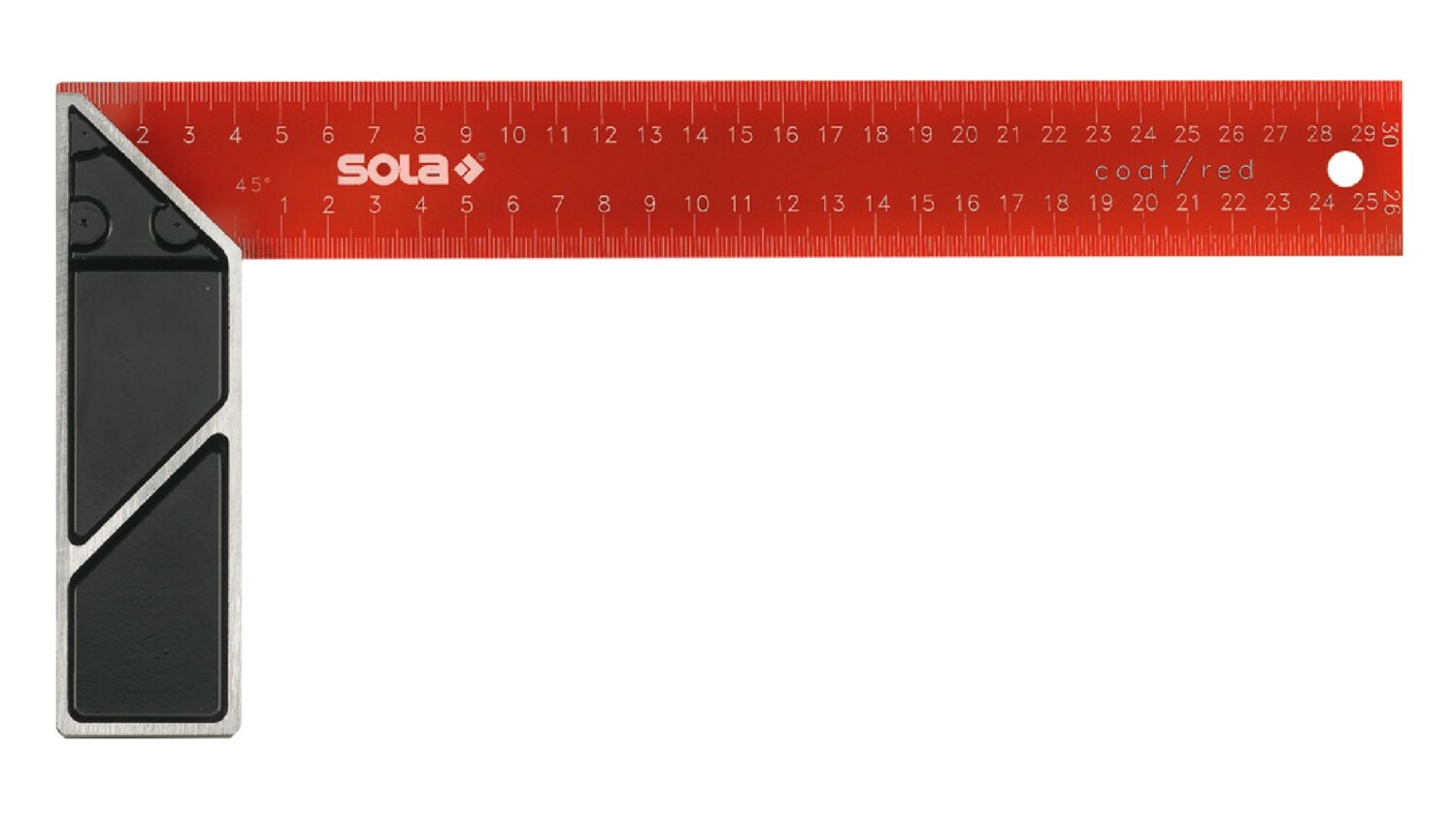 Bild der Sola 56014001 Schreinerwinkel rot SRC 200 beschichtet
