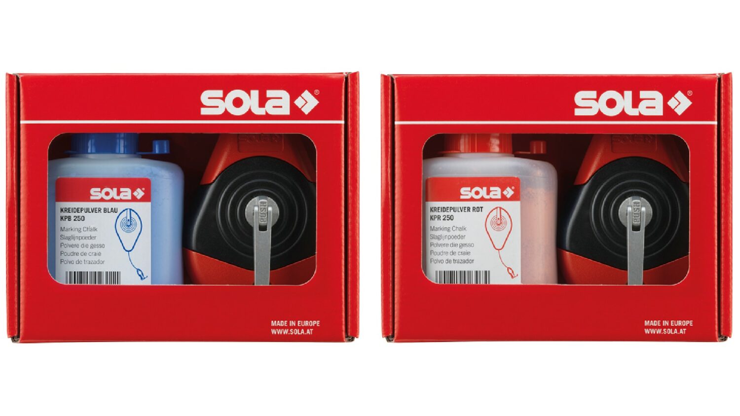 Bild der Sola 66110642 Schlagschnur+Kreide CLP 30 SET R CLP 30 + KPR 250