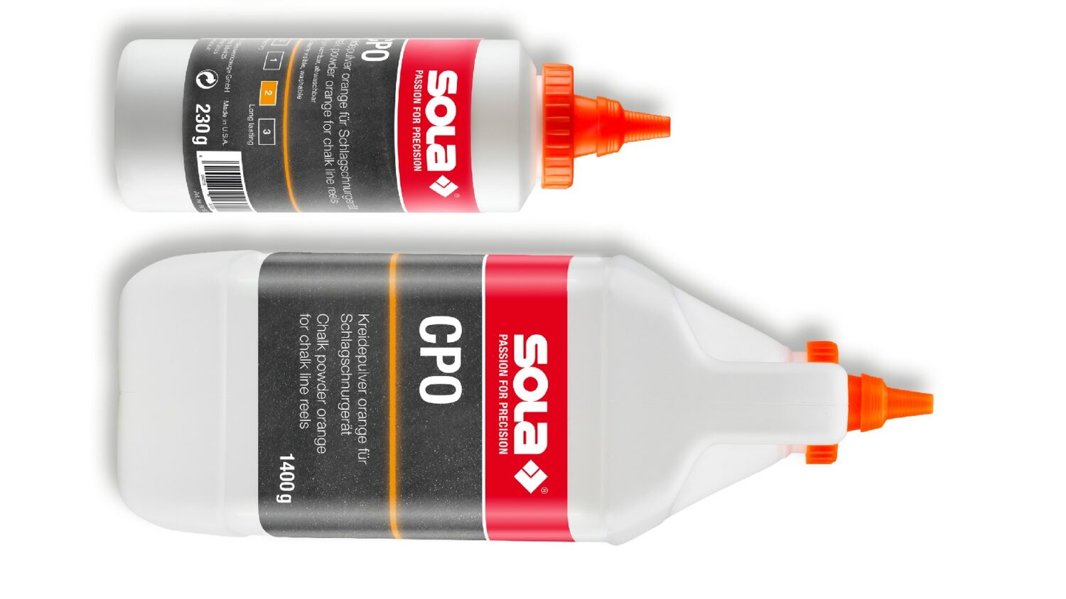 Bild der Sola 66152801 Schlagschnurkreide CPO 1400 in Flaschen à 1400 g
