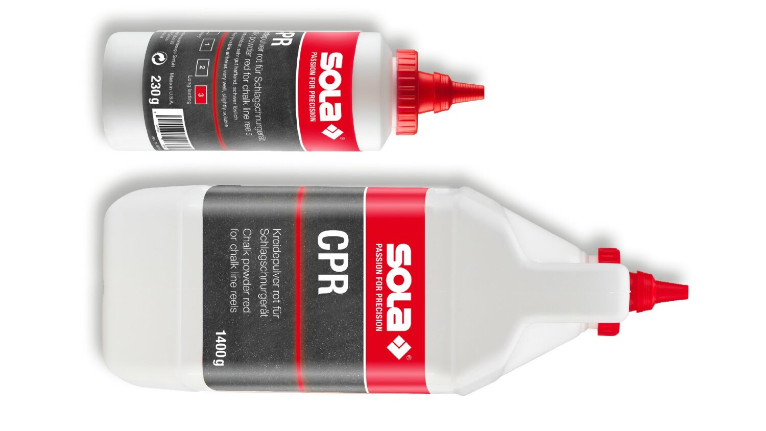 Bild der Sola 66152201 Schlagschnurkreide CPR 1400 in Flaschen à 1400 g