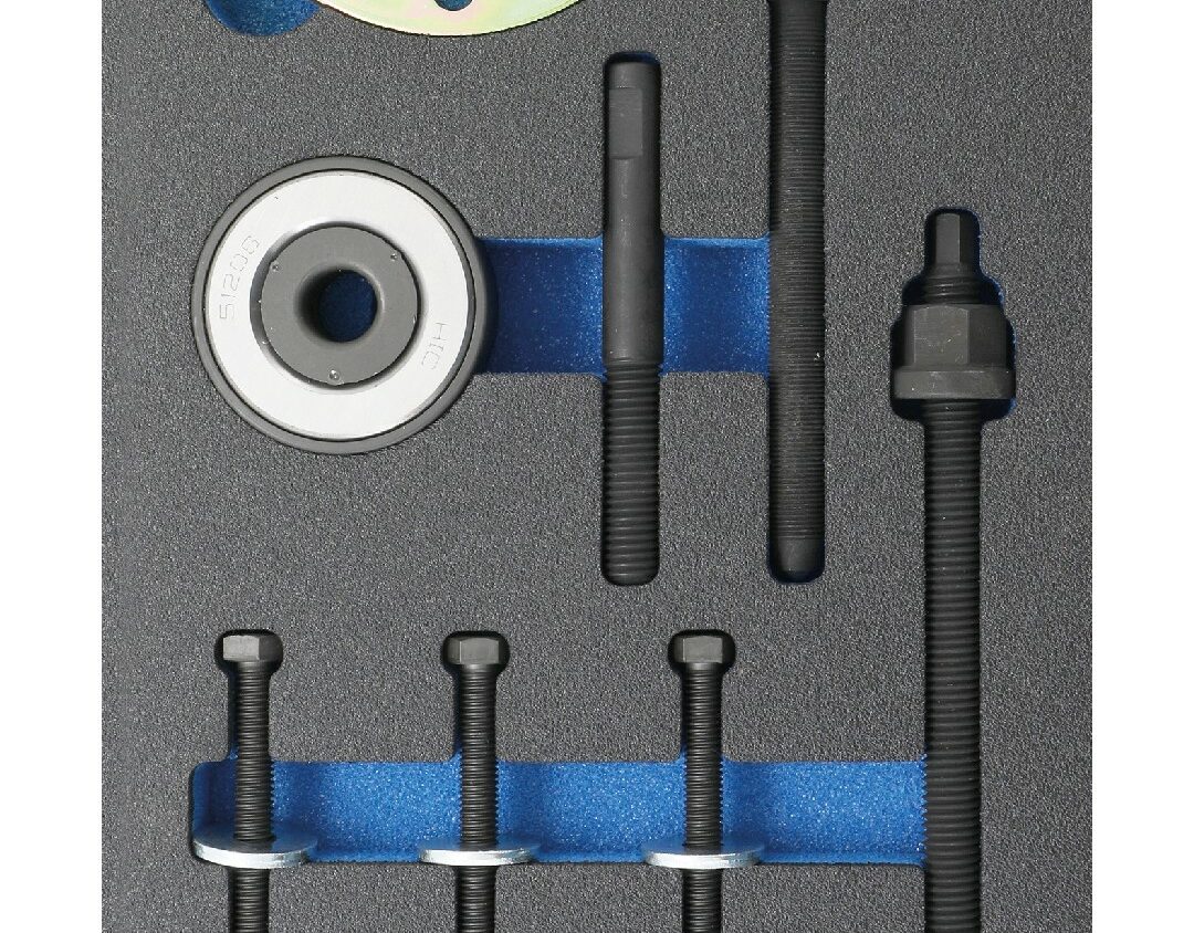 Bild vom BGS 9808 Werkstattwageneinlage 1/3: Kurbelwellen-Riemenscheiben-Werkzeug-Satz | für MINI Cooper Motoren W11