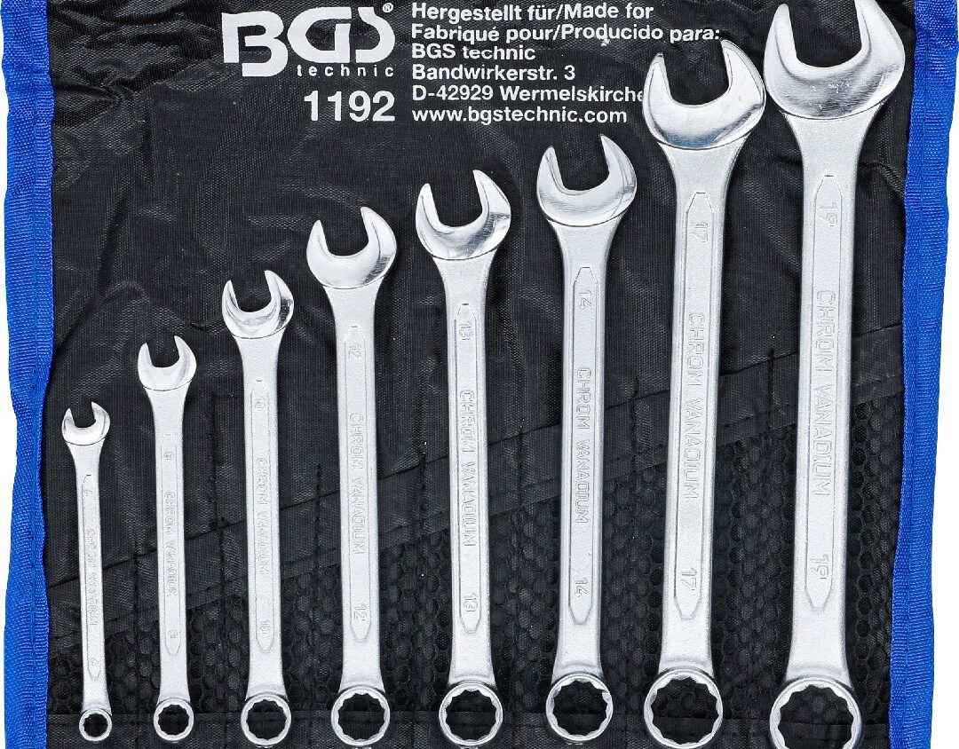 BGS 1192 Maul-Ringschlüssel-Satz | SW 6 - 19 mm | 8-tlg.