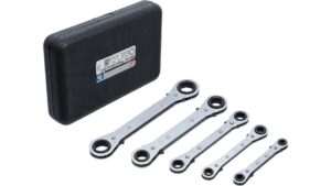 BGS 1450 Ratschen-Ringschlüssel-Satz, gerade, umschaltbar | SW 6 x 8 - 19 x 22 mm | 5-tlg.
