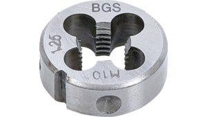 BGS 1900-M10X1.25-S Gewindeschneideisen | M10 x 1,25 x 25 mm