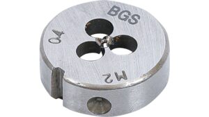 BGS 1900-M2X0.4-S Gewindeschneideisen | M2 x 0,4 x 25 mm