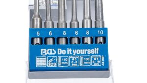 BGS 2007 Hammer-Bohrer-Satz | SDS-Schaft, Hartmetallspitze | 5 - 10 mm | 6-tlg.