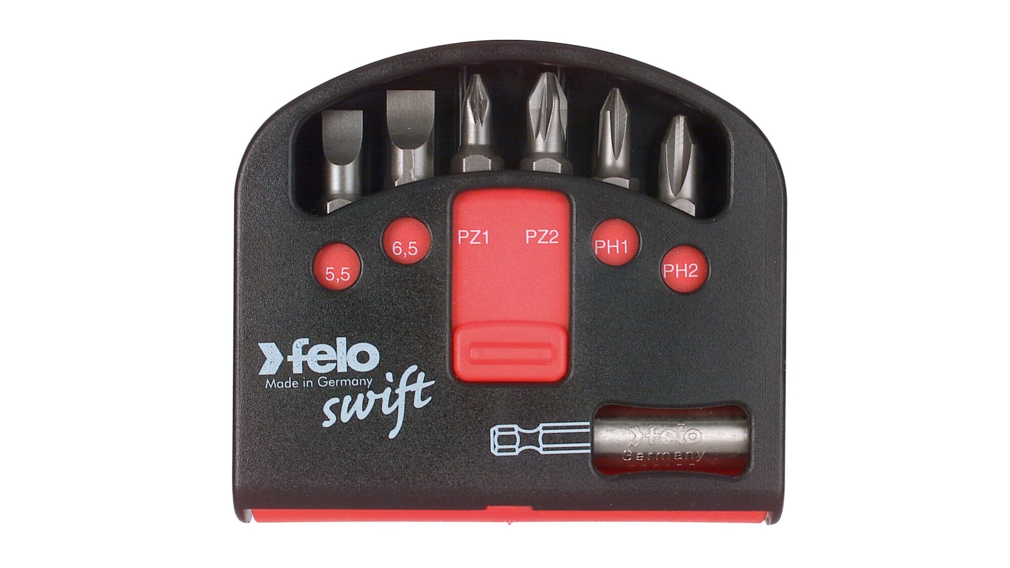 Felo Bit-Box swift C 6,3 x 25 mm 7-tlg. SL/PZ/PH/BH