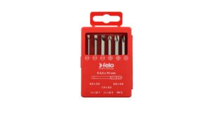 Felo Bit-Box Profi E 6,3 x 73 mm 6-tlg. SL/Z/PH