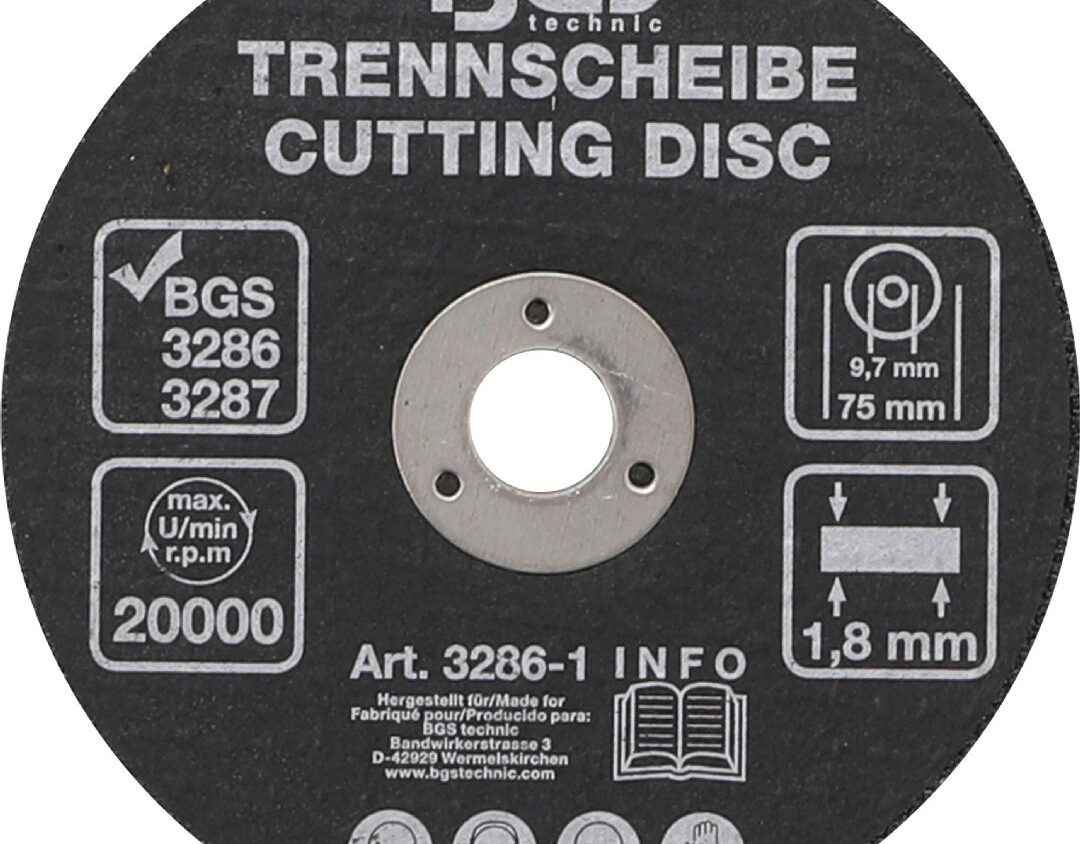 BGS 3286-1 Trennscheibe | Ø 75 x 1,8 x 9,7 mm