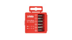 Felo Bit-Box Profi E 6,3 x 50 mm 6-tlg. PZ/PH