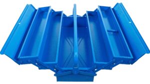 BGS 33002 Metall-Werkzeugkasten | leer | 530 x 200 x 200 mm | 5 Fächer