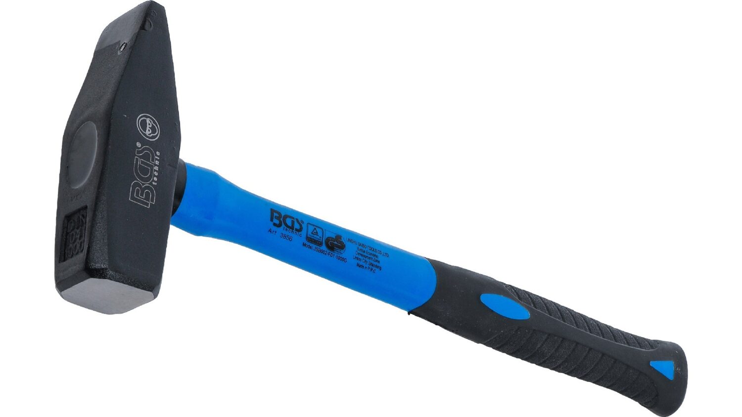 BGS 3856 Schlosserhammer | Fiberglasstiel | DIN 1041 | 1000 g