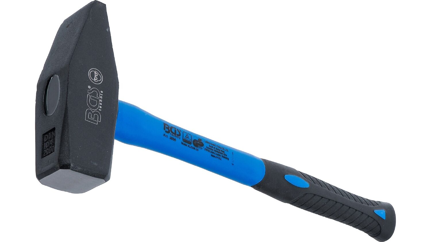 BGS 3858 Schlosserhammer | Fiberglasstiel | DIN 1041 | 2000 g
