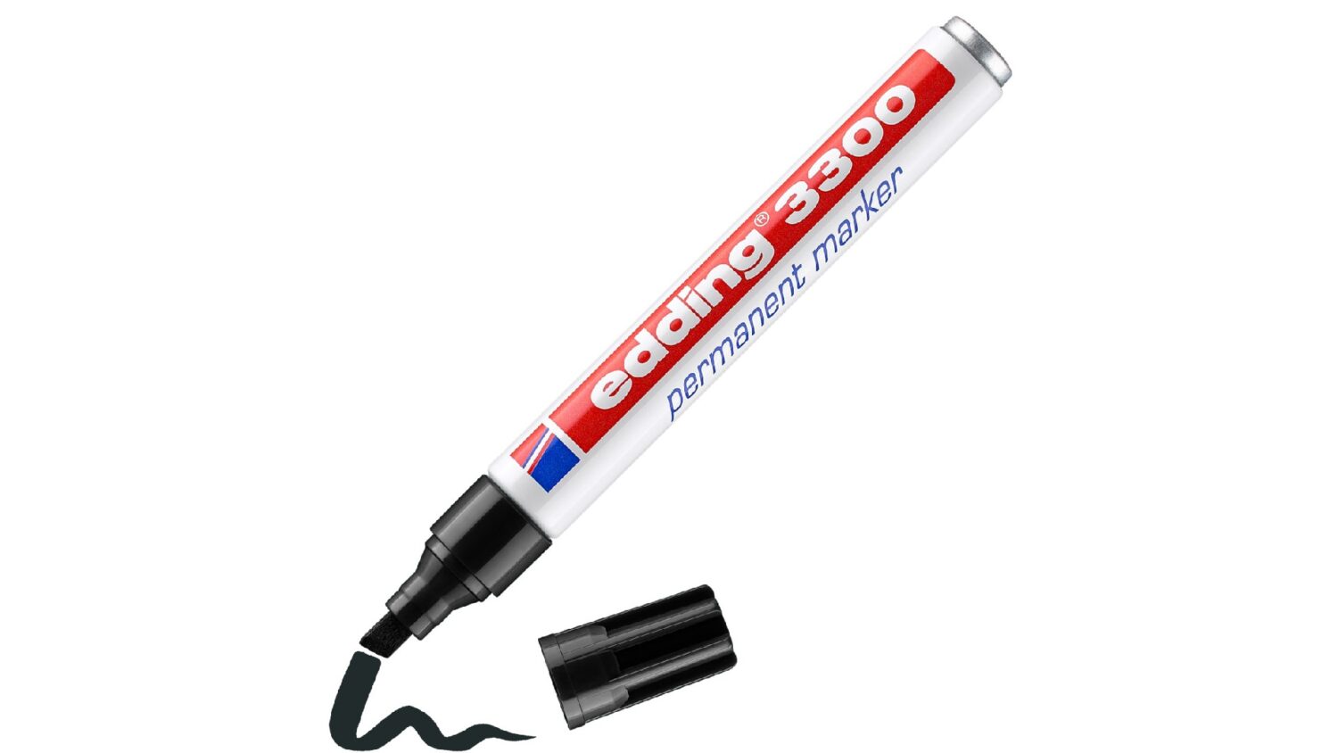 edding 3300 Permanentmarker schwarz 4-3300001