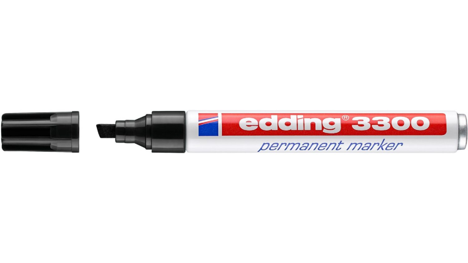 edding 3300 Permanentmarker schwarz 4-3300001 – Bild 2