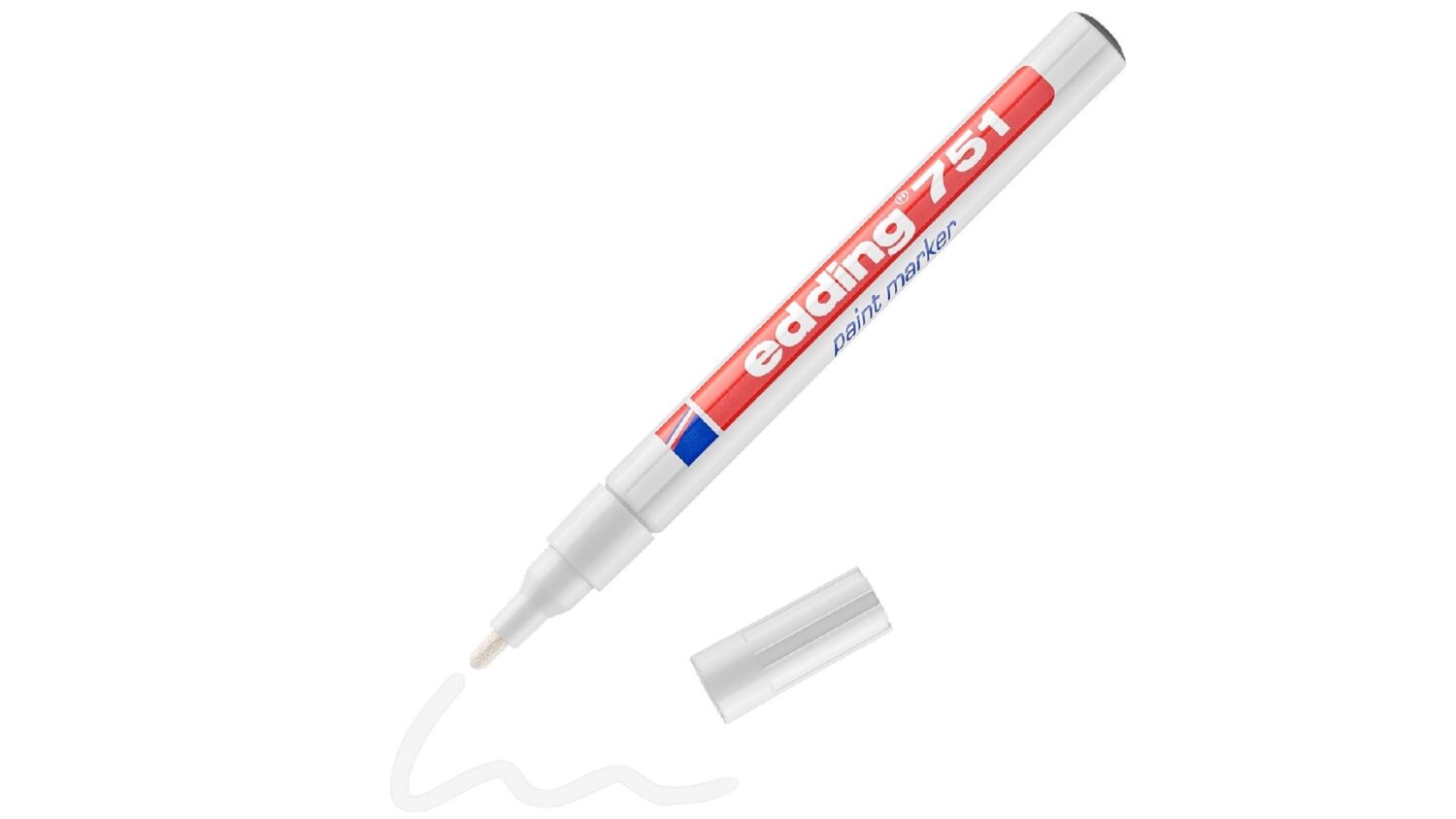 edding 751 Lackmarker weiß 4-751049