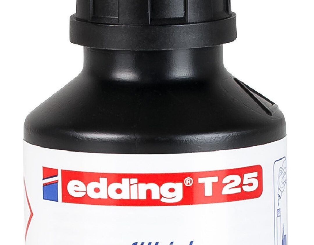 edding T 25 Nachfülltinte Permanentmarker schwarz 4-T25001