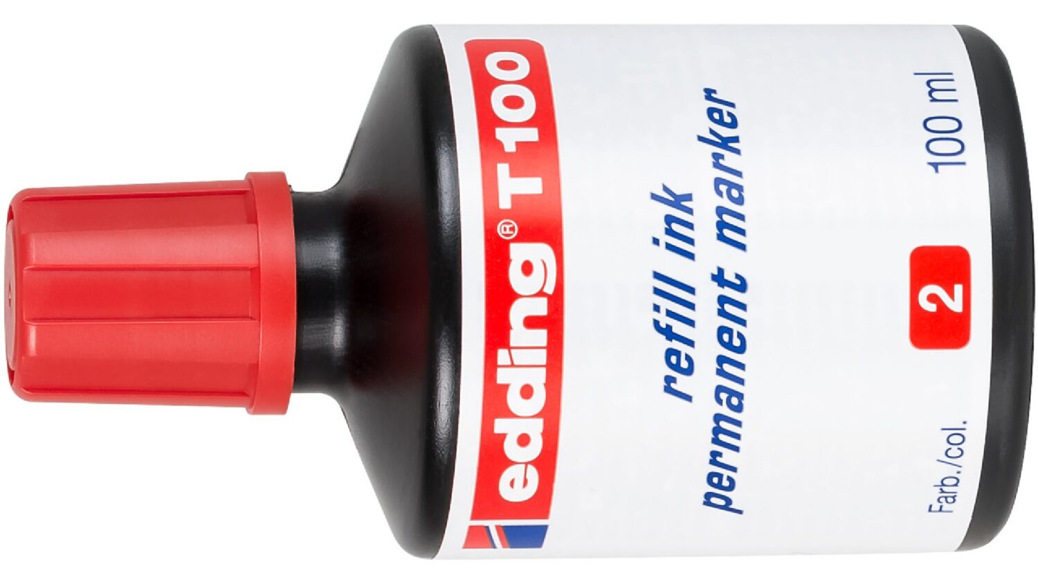 edding T 100 Nachfülltinte Permanentmarker rot 4-T100002