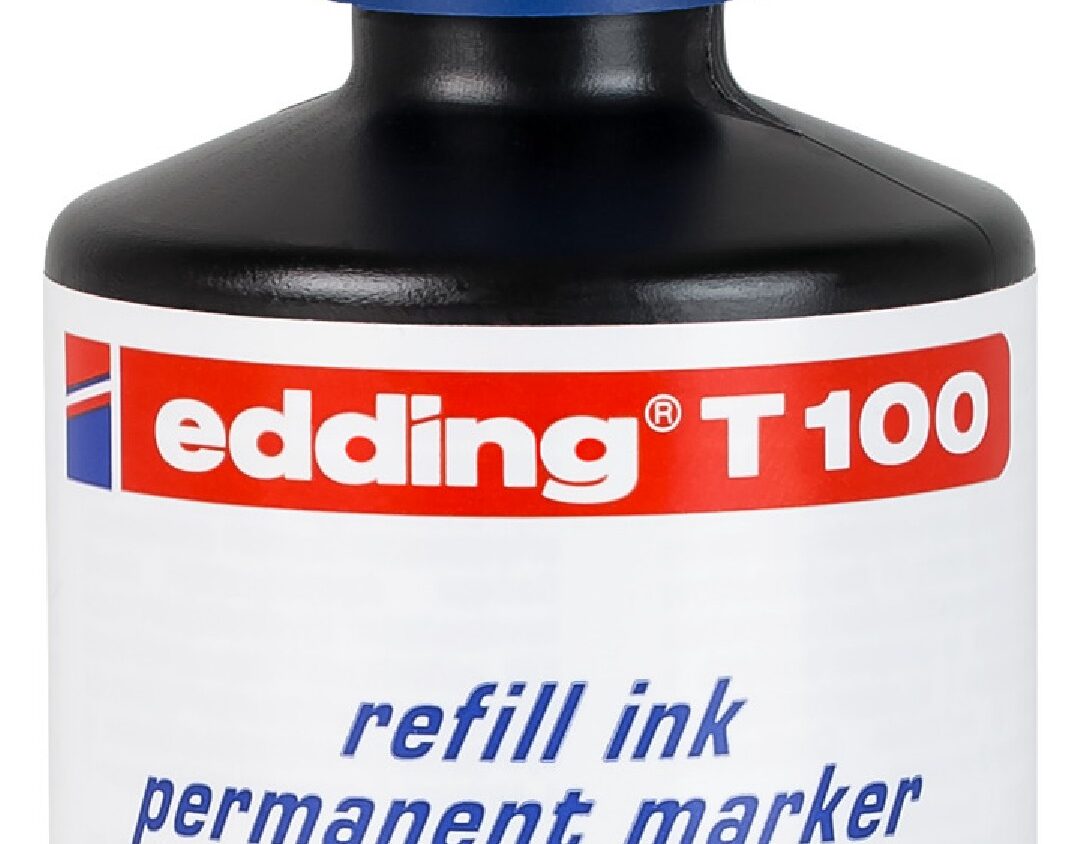 edding T 100 Nachfülltinte Permanentmarker blau 4-T100003