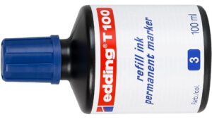 edding T 100 Nachfülltinte Permanentmarker blau 4-T100003