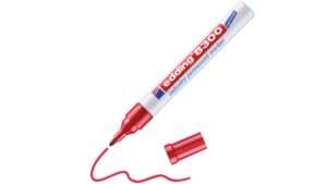 edding 8300 Industrie Permanentmarker rot 4-8300002