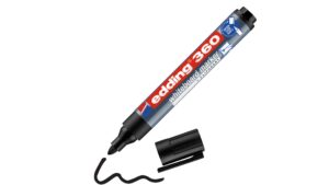 edding 360 Whiteboardmarker 1er-Blister schwarz 4-360-1-1001