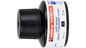 edding RMTK 25 Nachfülltinte retract 11 Permanentmarker schwarz 4-RMTK25001