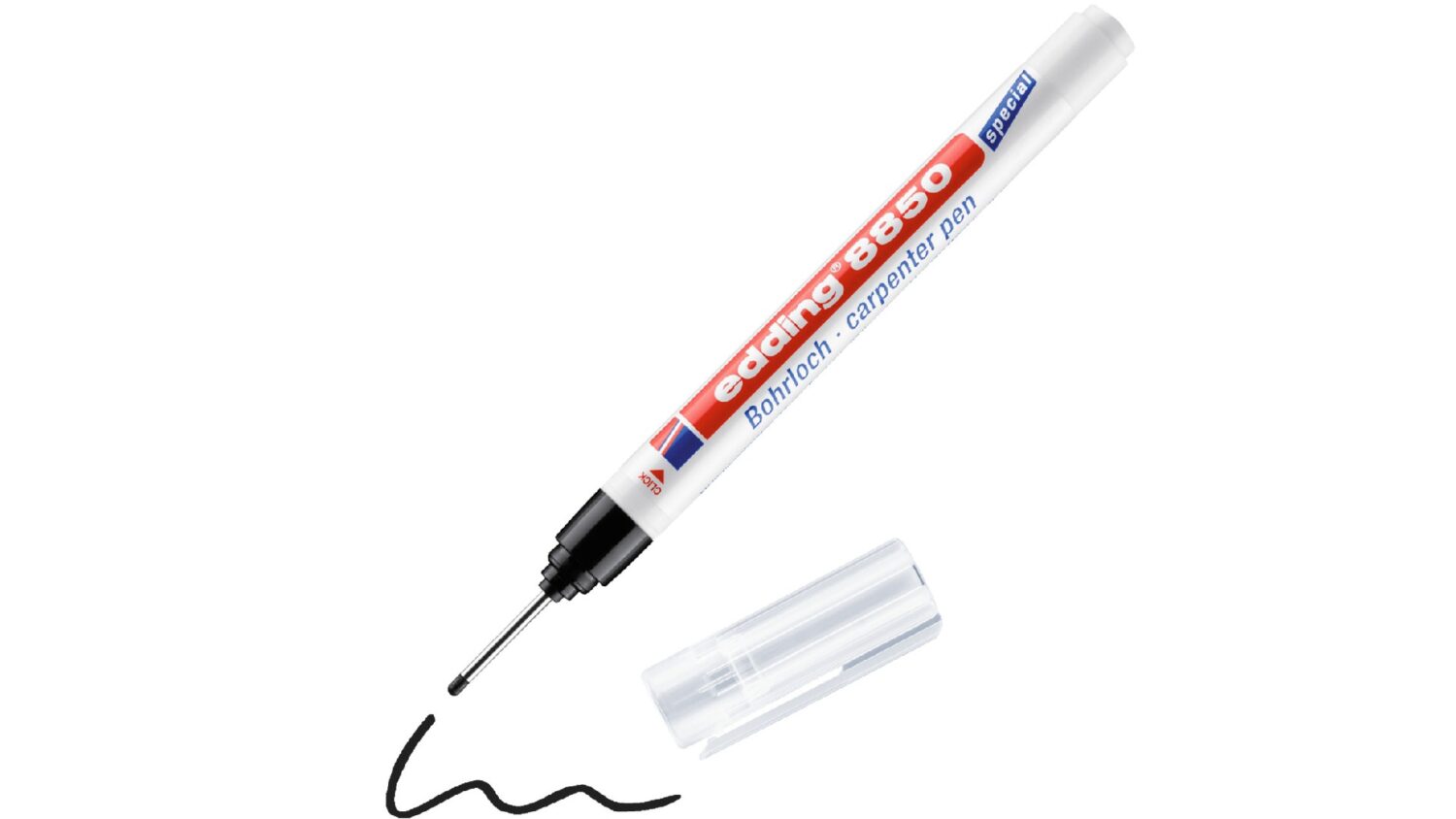 edding 8850 Bohrlochmarker 1er-Blister schwarz 4-8850-1-4001
