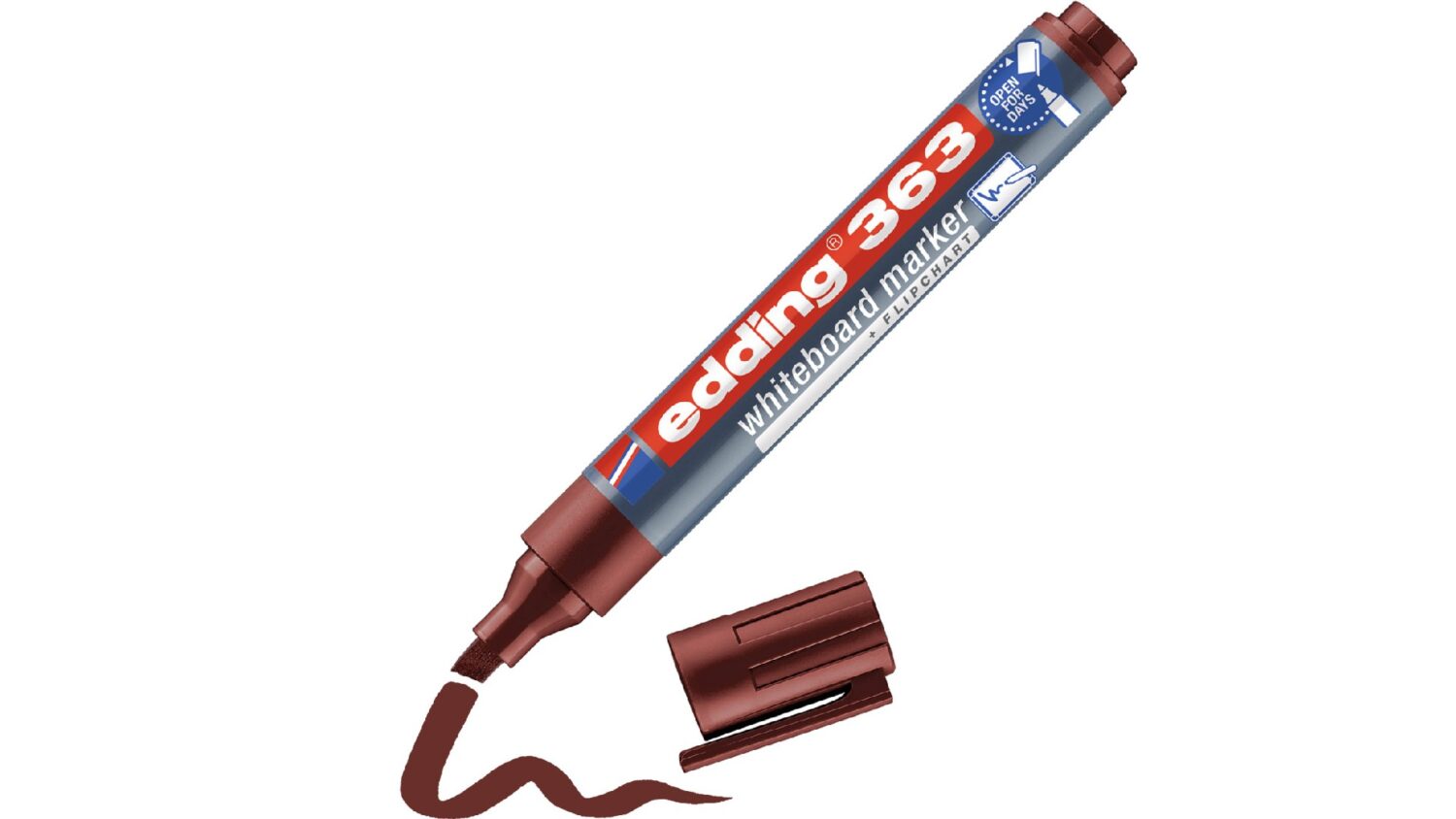 edding 363 Whiteboardmarker braun 4-363007
