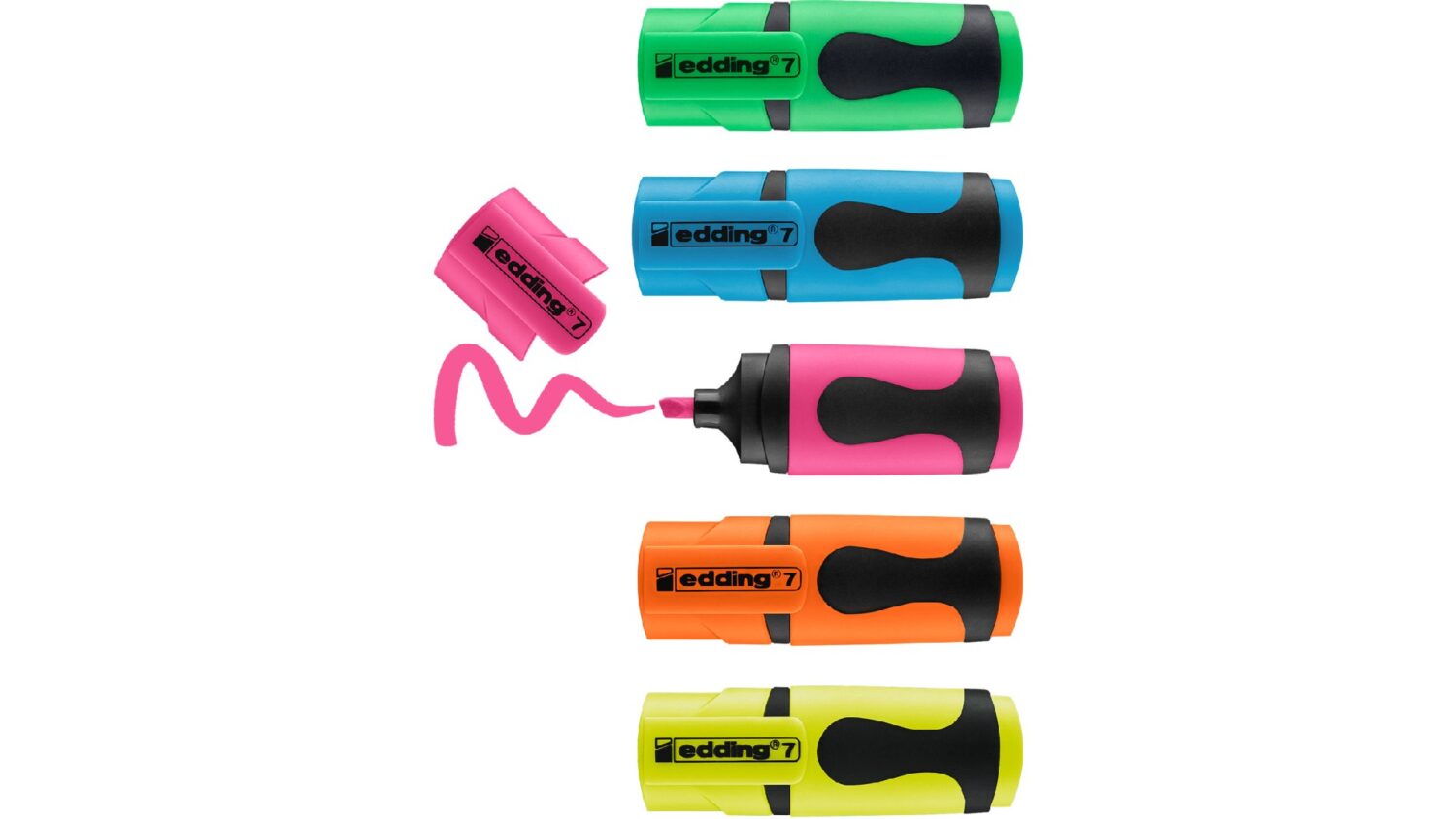 edding 7 Mini Textmarker 5er-Blister sortiert BTS 4-7-5-S1999