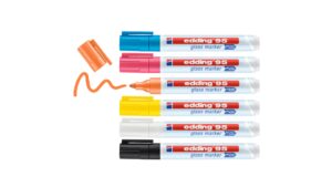 edding 95 Glasmarker 6er-Set sortiert 4-95-6