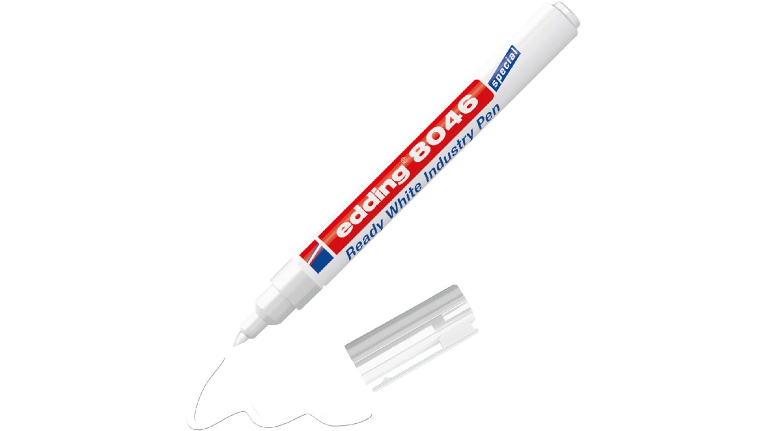 edding 8046 Ready white industry pen permanent 4-8046049