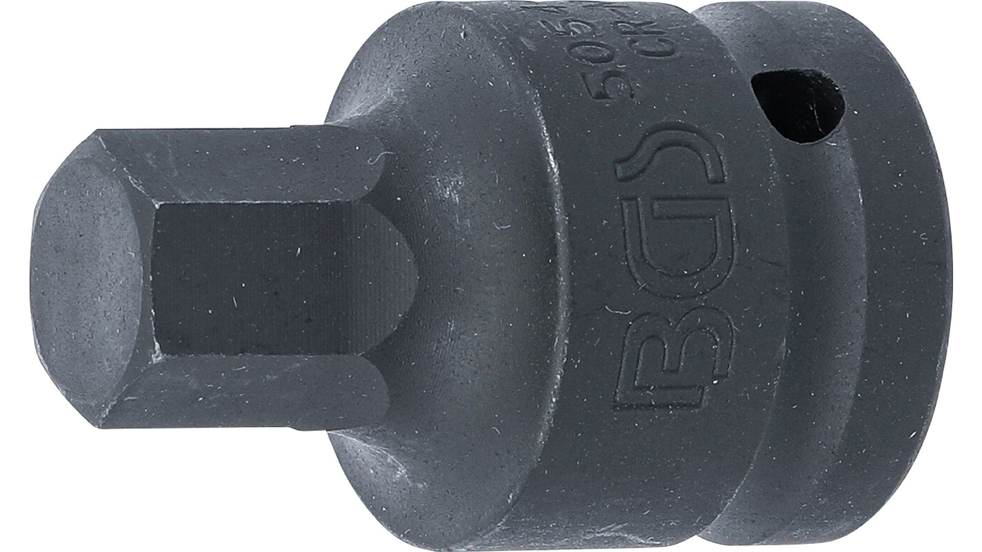 BGS 5054-17 Kraft-Bit-Einsatz | Länge 55 mm | Antrieb Innenvierkant 20 mm (3/4") | Innensechskant 17 mm