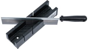 BGS 50850 Kunststoff-Gehrungslade | 245 x 65 x 48 mm | mit Feinsäge
