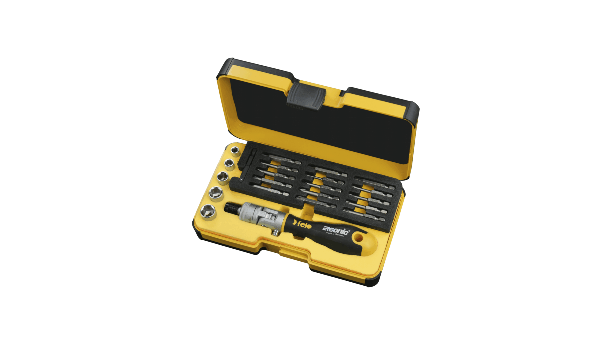 Felo XL-Strongbox Werkzeugsatz "ERGONIC K" 22-tlg.