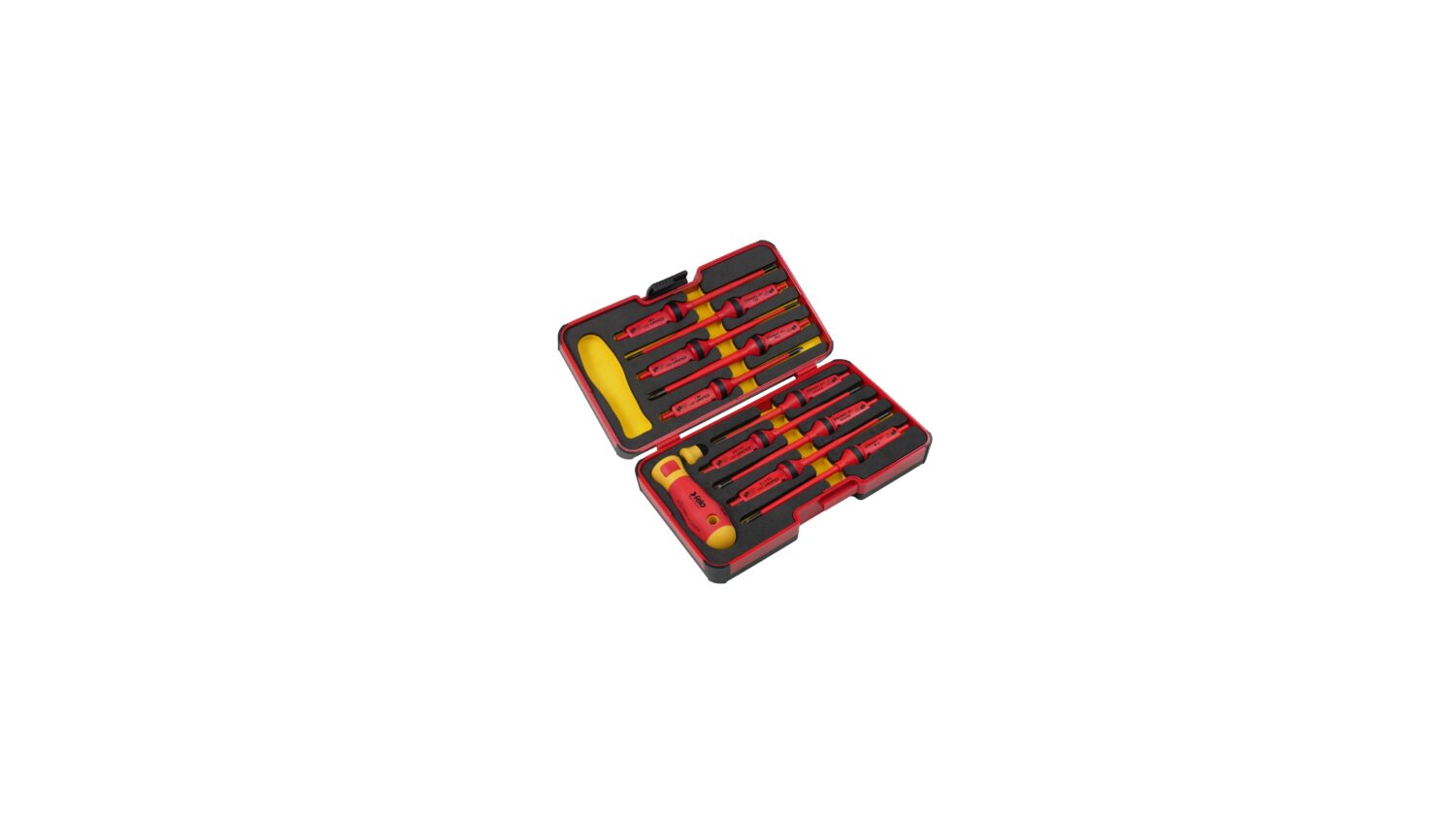 Felo XL-Strongbox E-smart slim VDE 12 tlg. SL/PH/PZ/TORX® Felo - E-smart slim VDE - patentierter Wechselklingensatz in XL-Strongbox, 12-tlg.