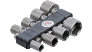 BGS 67308 Steckschlüssel-Bit-Satz | Antrieb Außensechskant 6,3 mm (1/4") | SW 5 - 13 mm | 8-tlg.