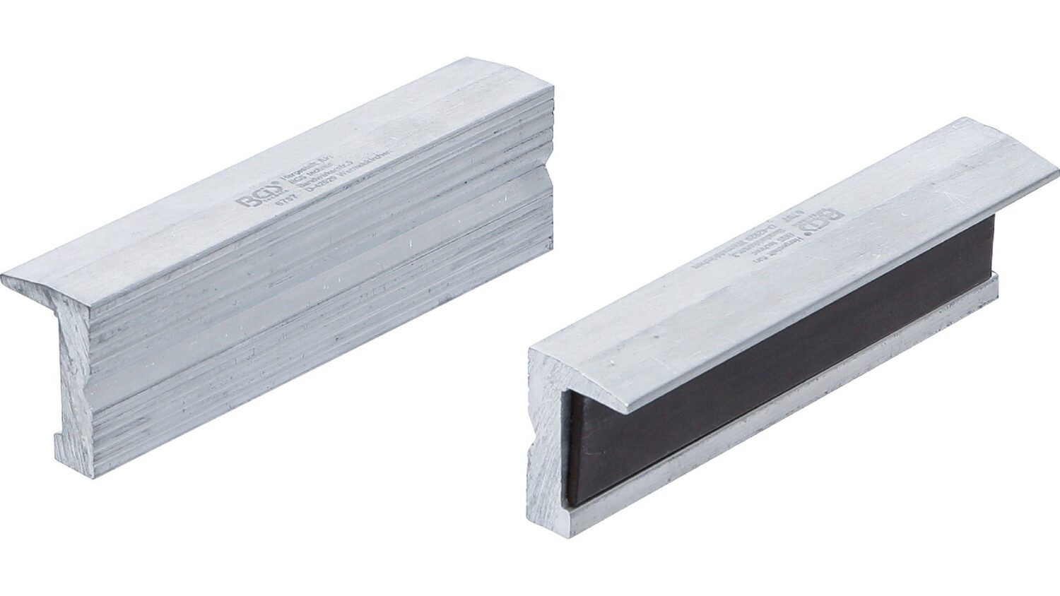 BGS 6797 Schraubstock-Schutzbacken | Aluminium | Breite 100 mm | 2-tlg.