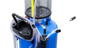 BGS 7003 Druckluft-Öl-Absauggerät mit Altöl-Aufnahmebehälter | 80 l