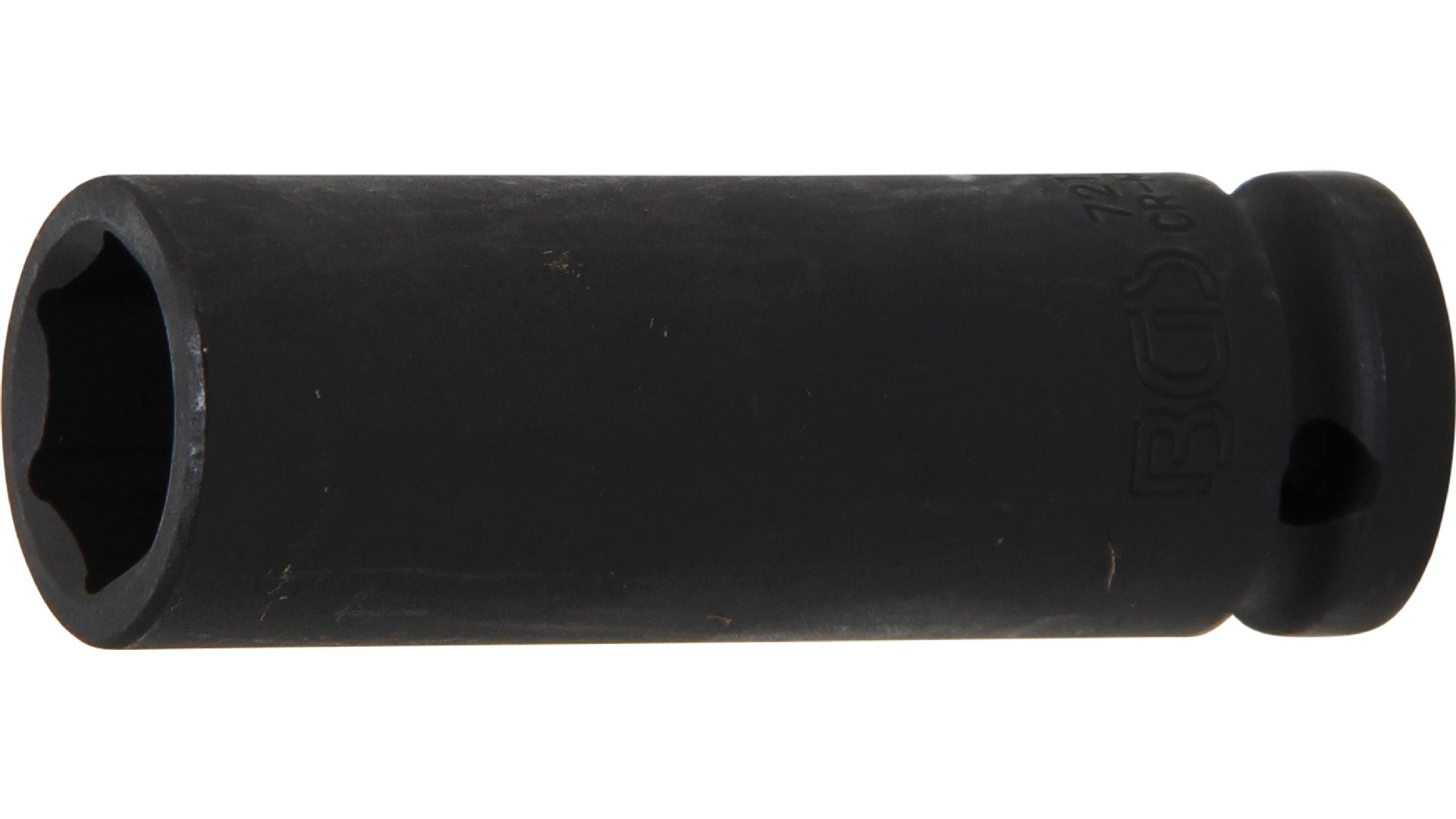 BGS 7217 Kraft-Steckschlüssel-Einsatz Sechskant, tief | Antrieb Innenvierkant 12,5 mm (1/2") | SW 17 mm