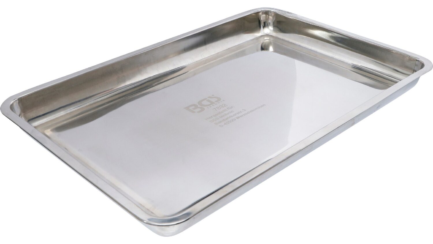 BGS 7892 Auffangwanne | Edelstahl | 600 x 400 mm | 9 l