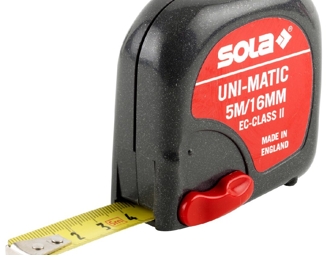 Sola Rollmeter (16 mm) Uni-Matic  UM 3 m EG-Klasse 2, VE 6 Stk.