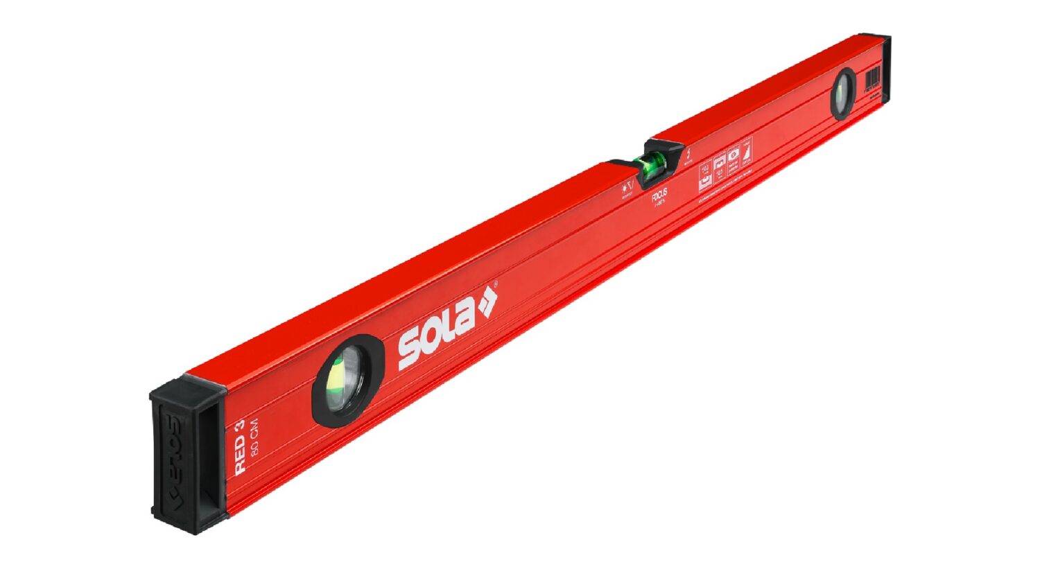 Sola Alu-Wasserwaage Red 3 100