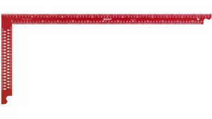 Sola Zimmermannswinkel ZWCA 600 rot besch.,mit Anreisslöcher,600x280mm