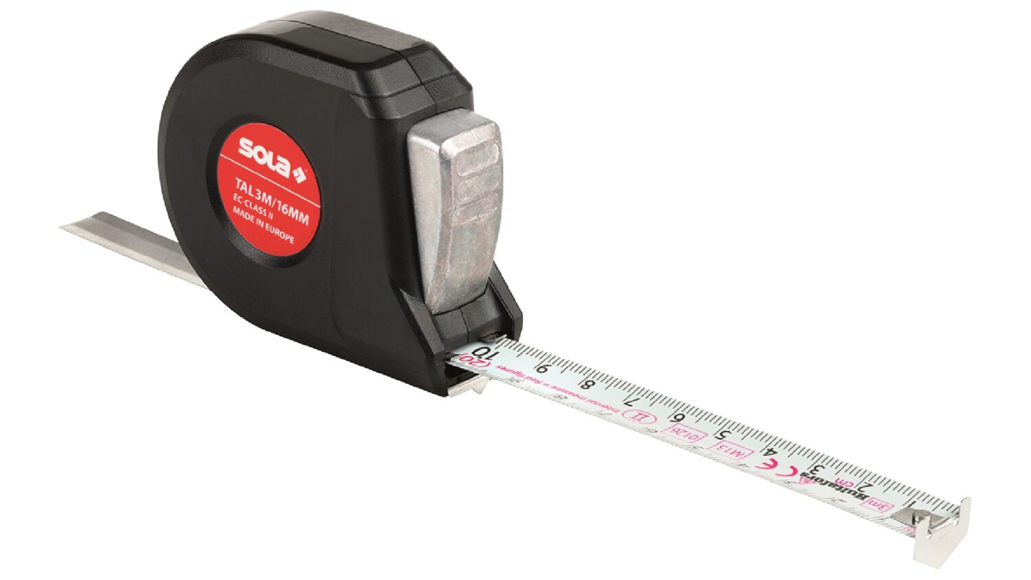 Sola Rollmeter (16 mm) Talmeter TAL 2 m EG-Klasse 2