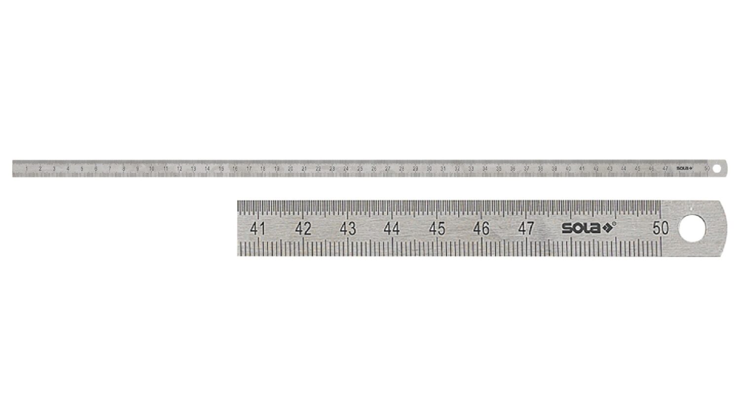 Sola Stahlmaßstab biegsam LSS 500 Länge 500mm