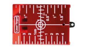 Sola Zielscheibe rot ZS red für Laser mit Magnet und Halter