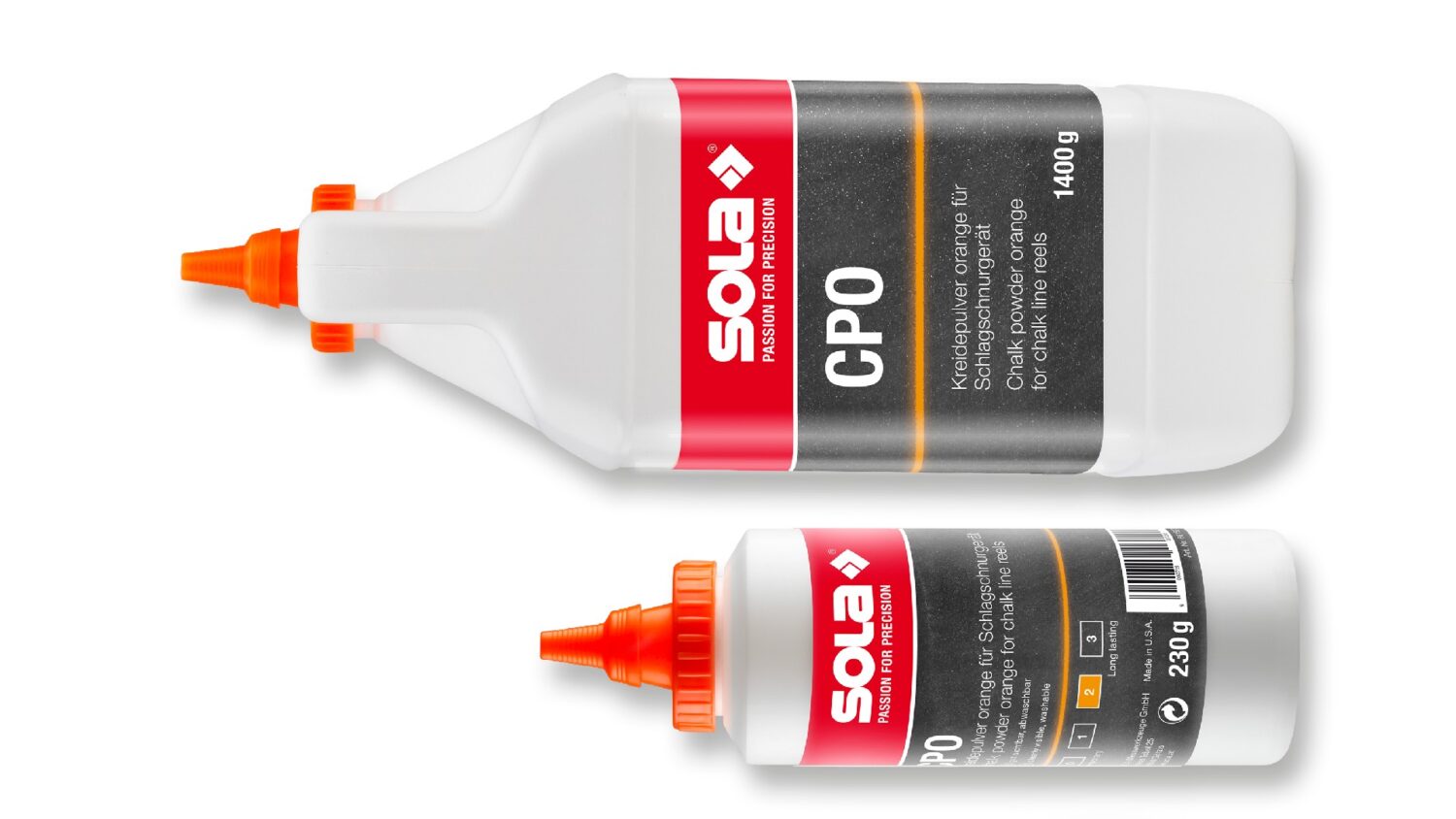 Sola Schlagschnurkreide CPO 230 in Flaschen à 230 g